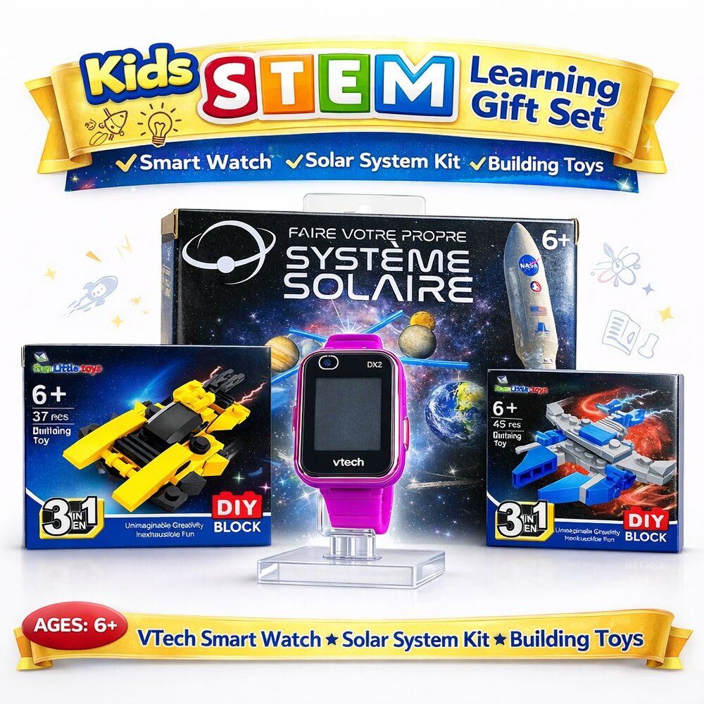 VTech DX2 Smart Watch + STEM Gift Set NEW